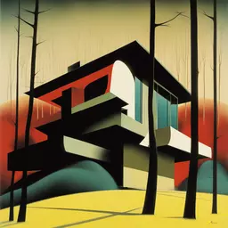 a house by Eyvind Earle