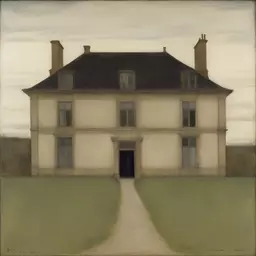 a house by Fernand Khnopff