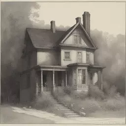a house by Franklin Booth