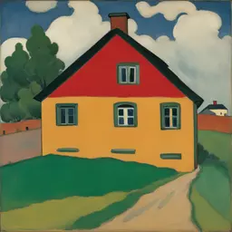 a house by Gabriele Münter