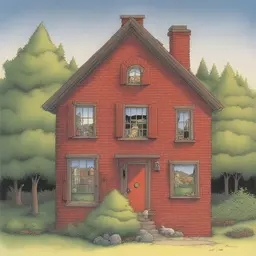 a house by Gary Larson