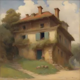a house by Gaston Bussière