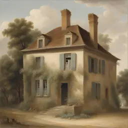 a house by George Dionysus Ehret