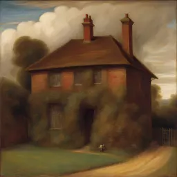 a house by George Frederic Watts