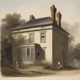 a house by George French Angas