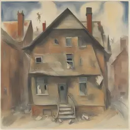 a house by George Grosz