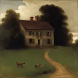 a house by George Inness