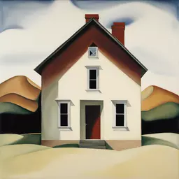 a house by Georgia O’Keeffe