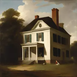 a house by Gilbert Stuart
