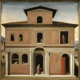 a house by Giotto Di Bondone