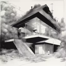 a house by Guido Crepax