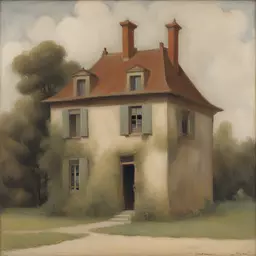 a house by Gustave Van de Woestijne