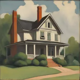 a house by Hale Woodruff