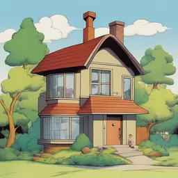a house by Hanna-Barbera