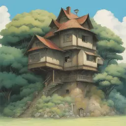 a house by Hayao Miyazaki