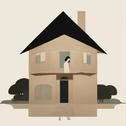 a house by Hayv Kahraman