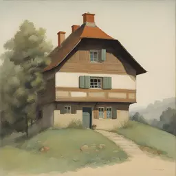a house by Heinrich Lefler