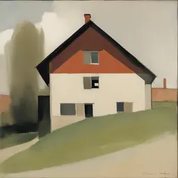 a house by Helene Schjerfbeck