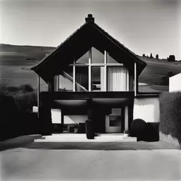 a house by Helmut Newton