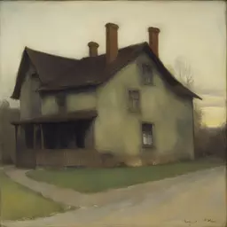 a house by Henry Ossawa Tanner
