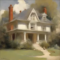 a house by Howard Chandler Christy