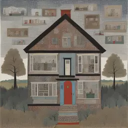 a house by Howard Finster