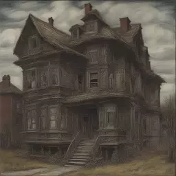 a house by Ivan Albright