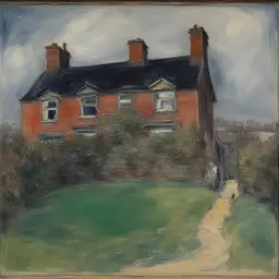 a house by Jack Butler Yeats