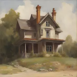 a house by James Gurney