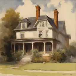 a house by James Montgomery Flagg