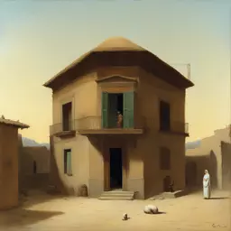 a house by Jean-Léon Gérôme