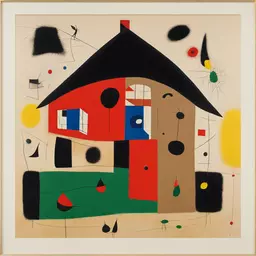 a house by Joan Miró