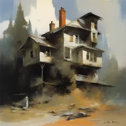 a house by John Berkey