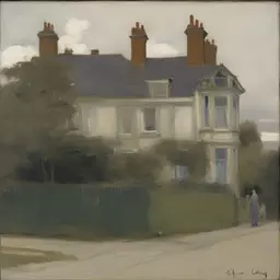 a house by John Lavery