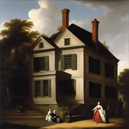 a house by John Singleton Copley