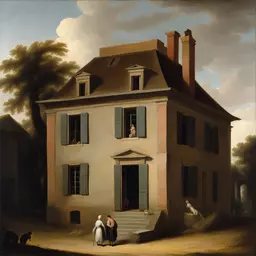 a house by Joseph Ducreux