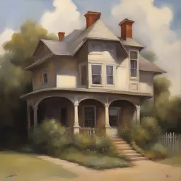 a house by Julie Bell