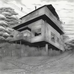 a house by Junji Ito