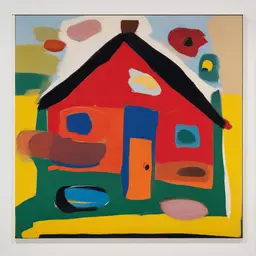 a house by Karel Appel