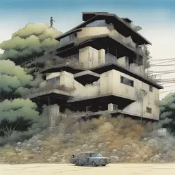 a house by Katsuhiro Otomo