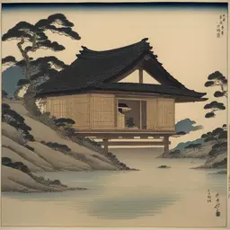a house by Katsushika Hokusai