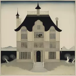 a house by Kay Nielsen