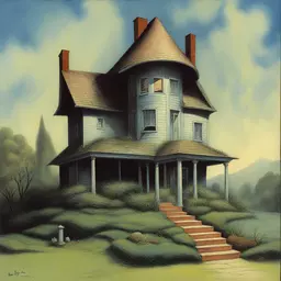 a house by Kelly Freas