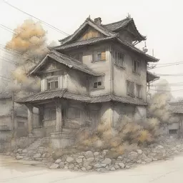 a house by Kim Jung Gi
