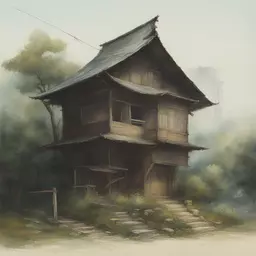 a house by Kuang Hong