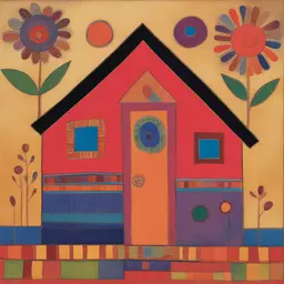 a house by Laurel Burch
