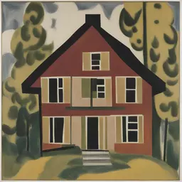 a house by Lee Krasner