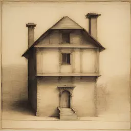 a house by Leonardo Da Vinci