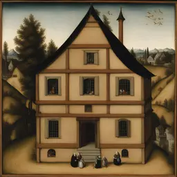 a house by Lucas Cranach the Elder