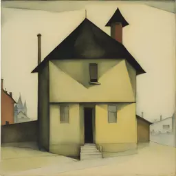 a house by Lyonel Feininger